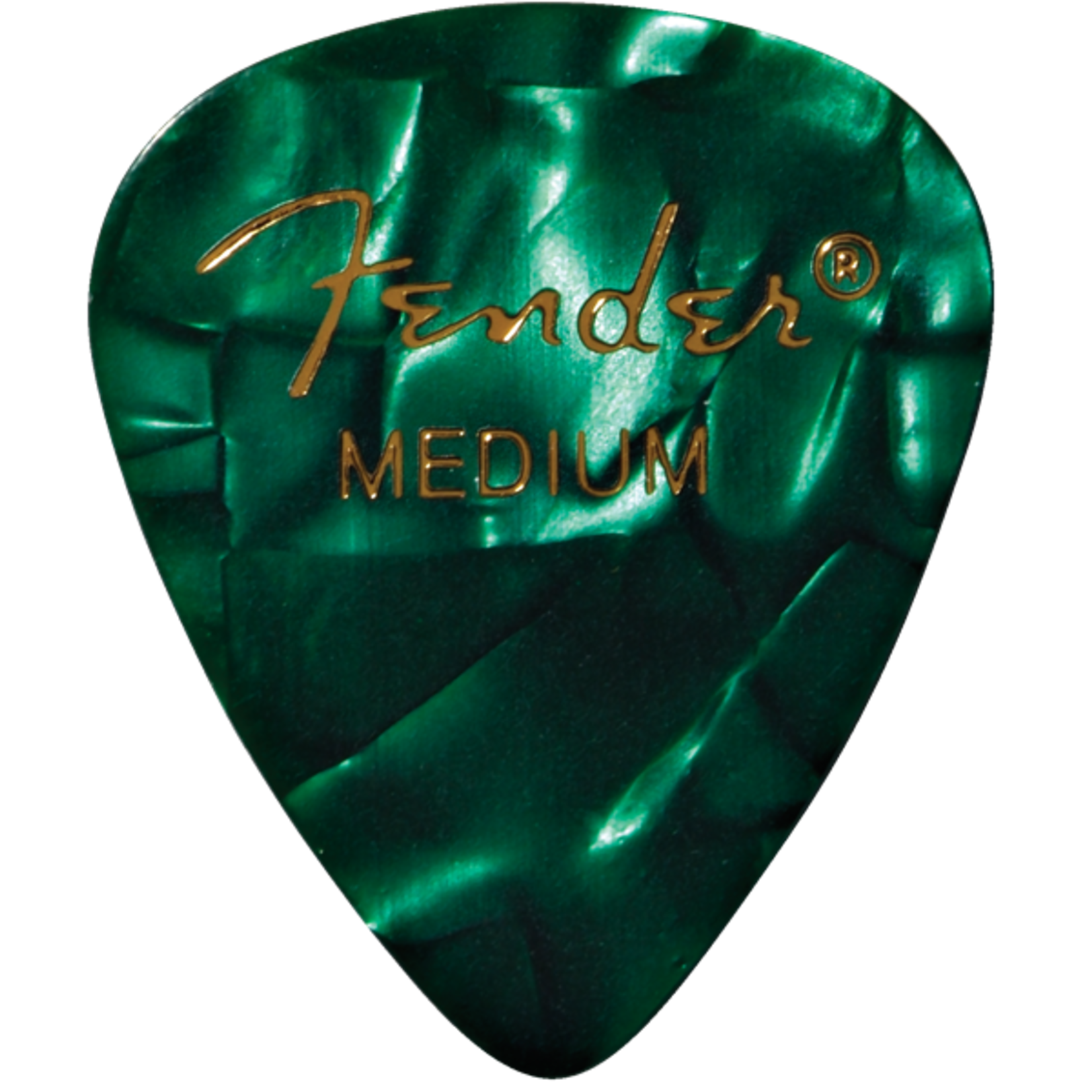Fender Green Moto Pick 12 Pack - Medium