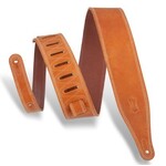 Levy's Levy's M17BDS-TAN Deluxe Butter Double Stitch 2 1/2" Guitar Strap - Tan