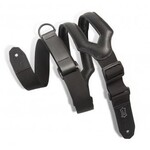 Levy's Levy's MRHSS-BLK 3" Ergonomic Garment Leather Padded Guitar/Bass Strap
