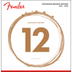 FENDER Fender Phosphor Bronze Acoustic Guitar Strings, Ball End, 60L .012-.053 Gauges