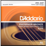 D'Addario D'Addario EJ15 Phosphor Bronze Extra Light 10-47