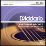 D'Addario D'Addario EJ26 Phosphor Bronze Custom Light 11-52