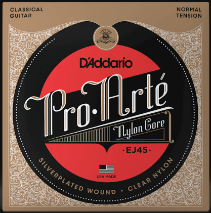 D'Addario EJ45 Pro-Arte Normal Tension Nylon/Classical Guitar Strings
