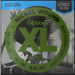 D'Addario D'Addario EXL117 11-56 Nickel Wound Med. Top/X-Heavy Bottom Electric Guitar Strings