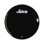 Ludwig Ludwig LW1022P3ESV Bass Drum Logo Head Powerstroke 3 Script Logo - Ebony 22 inch
