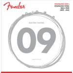 FENDER Fender Stainless 350's Guitar Strings, Stainless Steel, Ball End, 350L Gauges .009-.042
