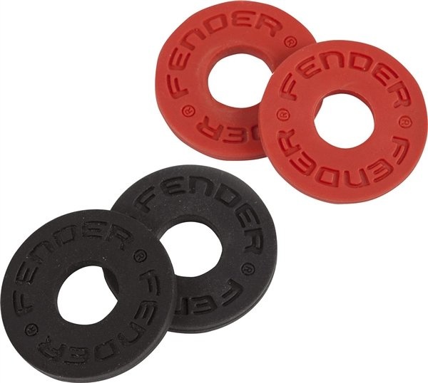 Fender Strap Blocks - Black & Red