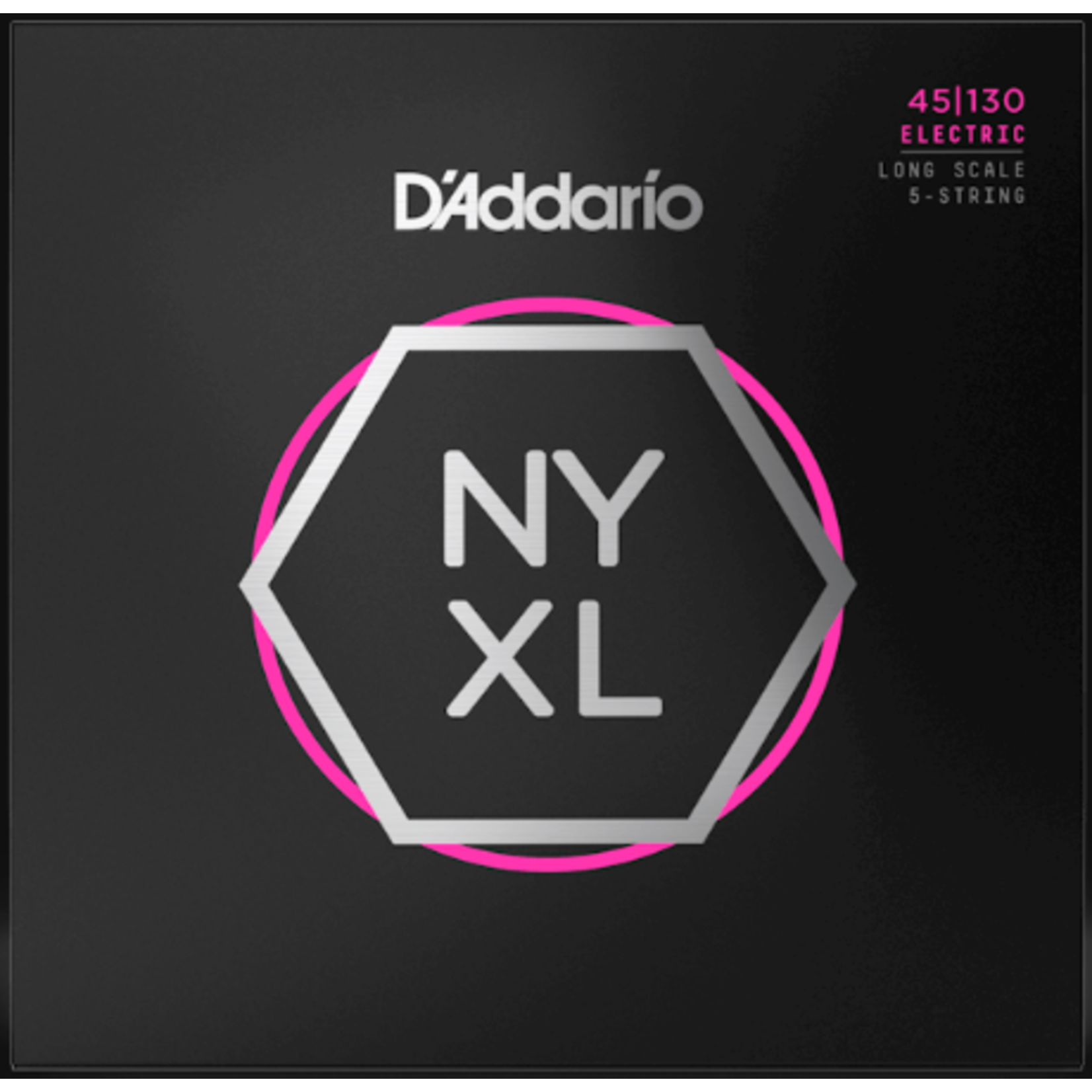 D'Addario NYXL45130 Long Scale 5-String Bass Strings