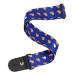 D'Addario D'Addario Polyester Guitar Strap-Paisley Critters Blue