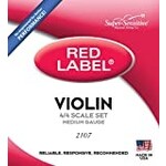 Harris-Teller Super Sensitive Red Label Violin String Set, Medium Tone 4/4
