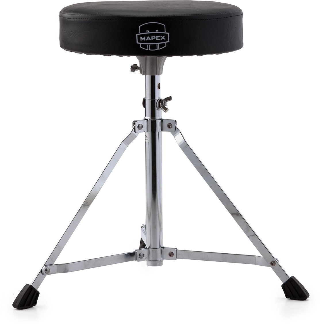 Mapex T400 Storm Double Braced 3-Leg Black Vinyl Drum Throne