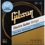 Gibson Gibson Brite Wire 'Reinforced' Electric Guitar Strings, Ultra-Light Gauge