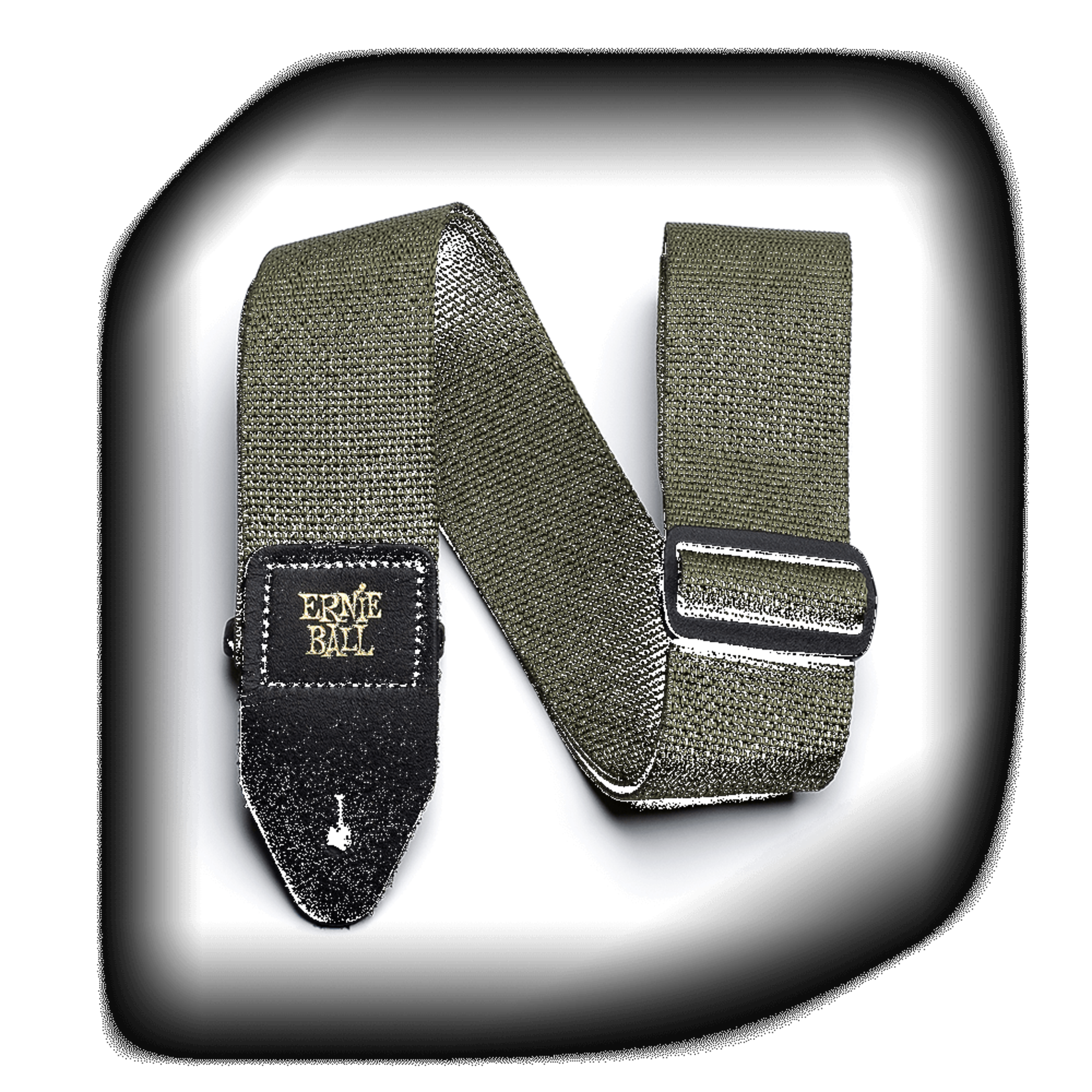Ernie Ball Polypro Guitar Strap - Olive