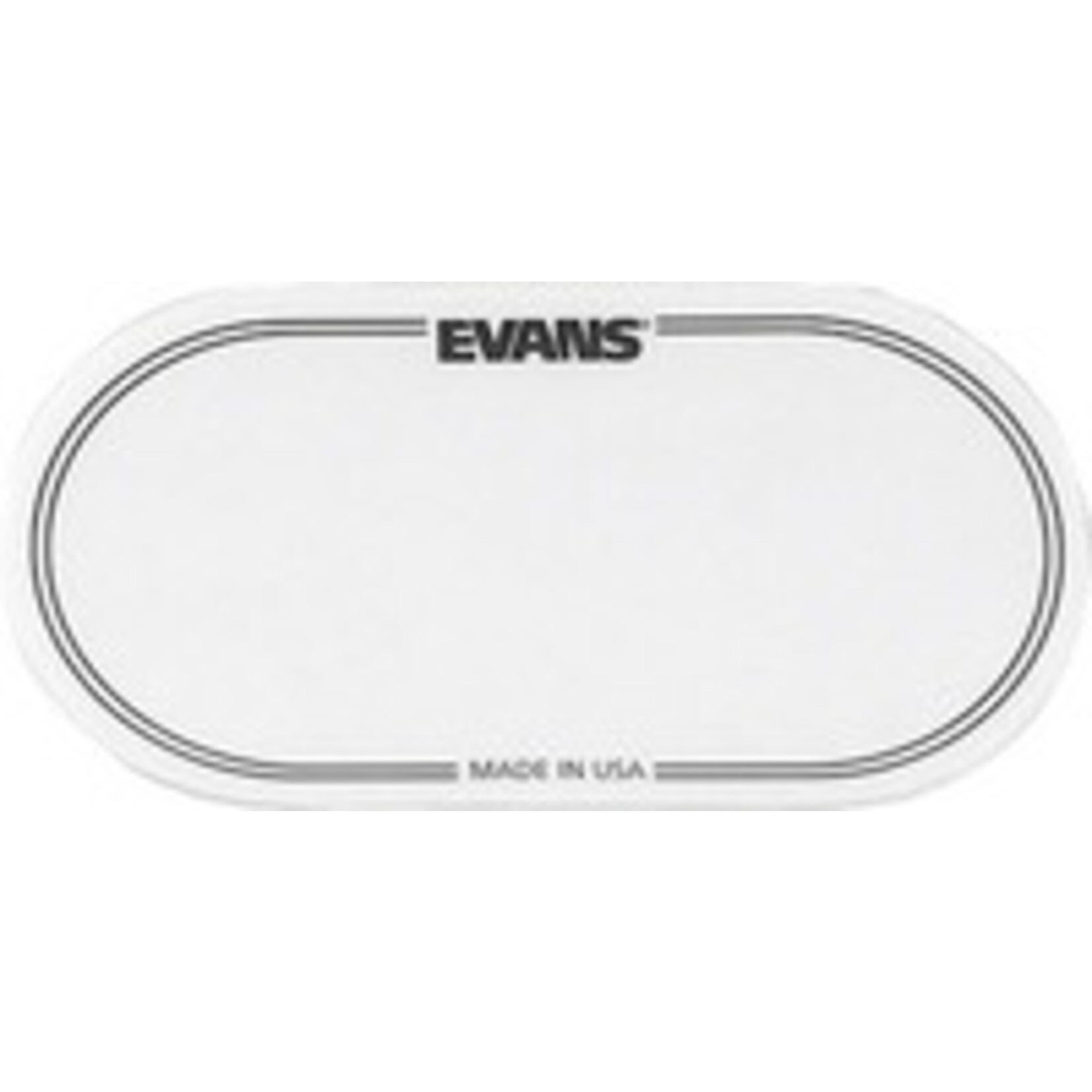 Evans EQ Double Pedal Patch, Clear Plastic