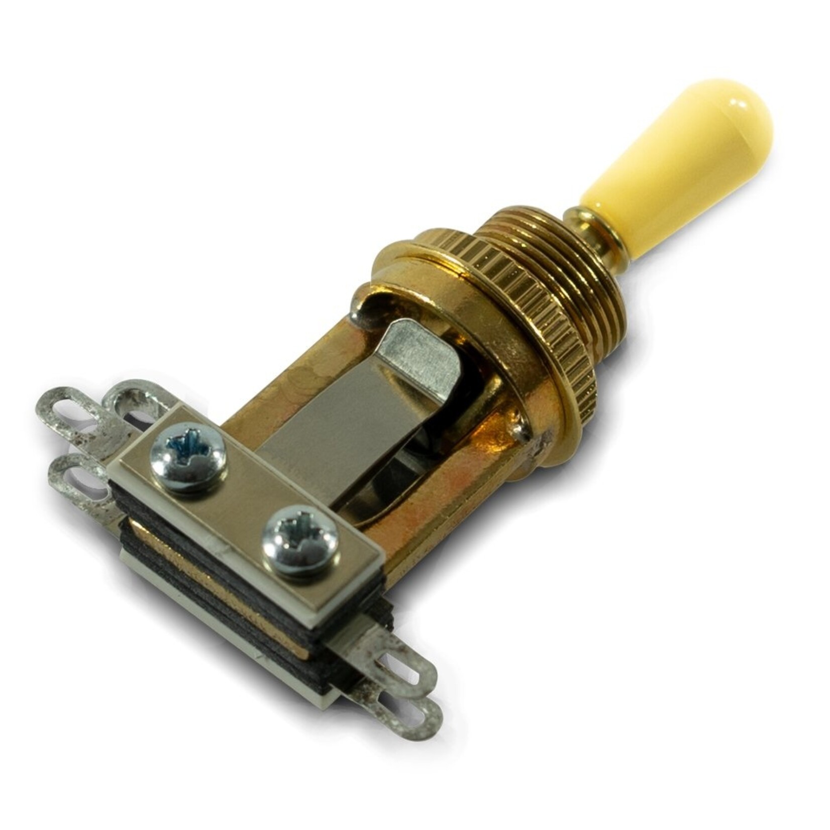 WD Music Switchcraft And WD Custom 3 Position Short Frame Toggle Switch - Gold