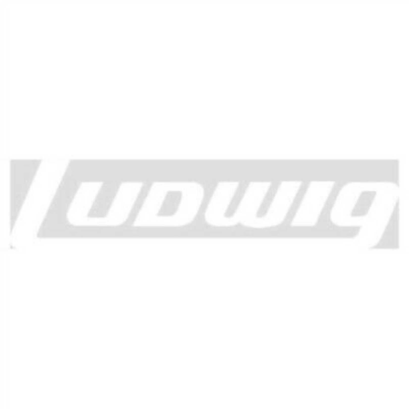 Ludwig P0414W 13 Inch Block Logo Bass Drum Vinyl Decal - White