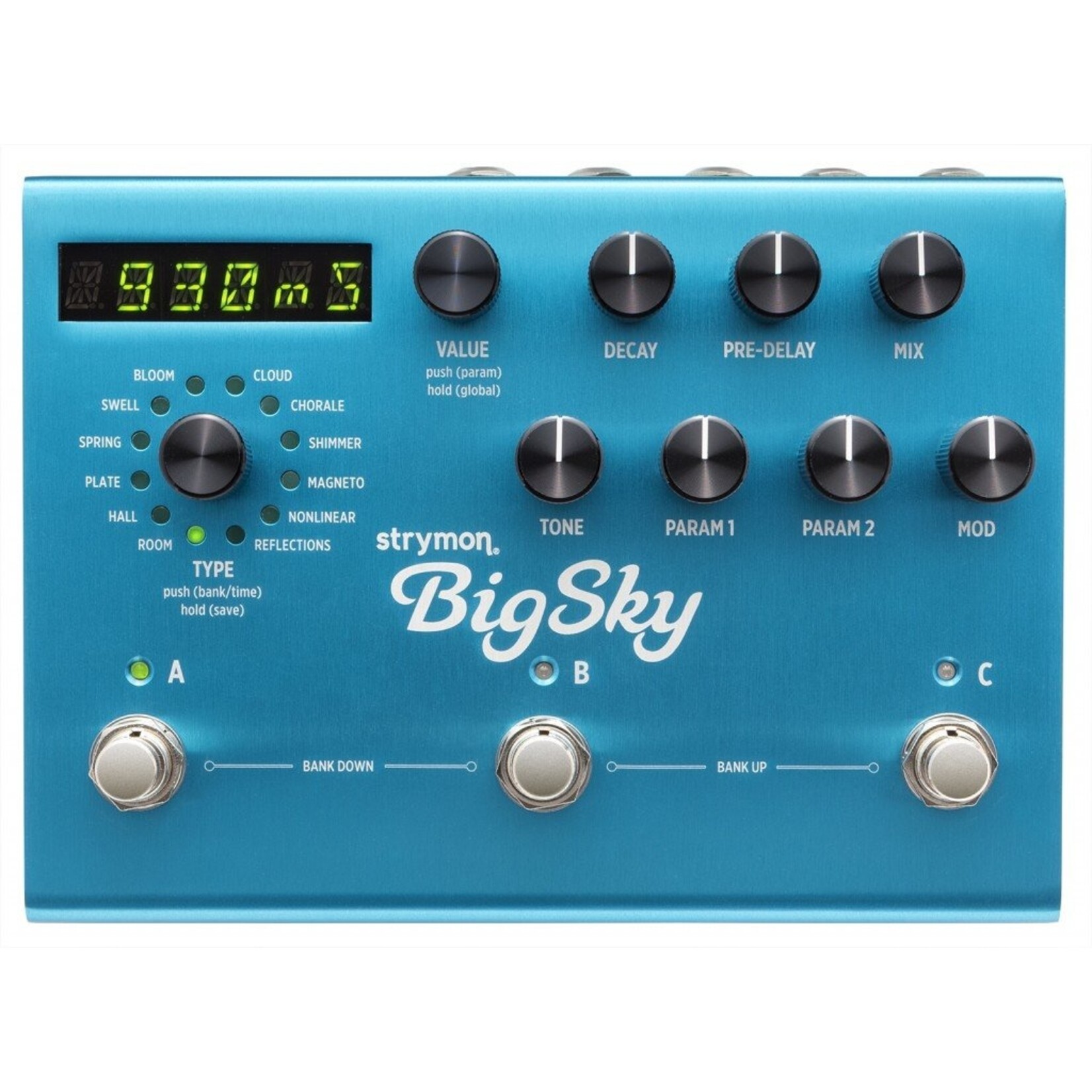 Strymon BigSky Reverberator Reverb Effects Pedal