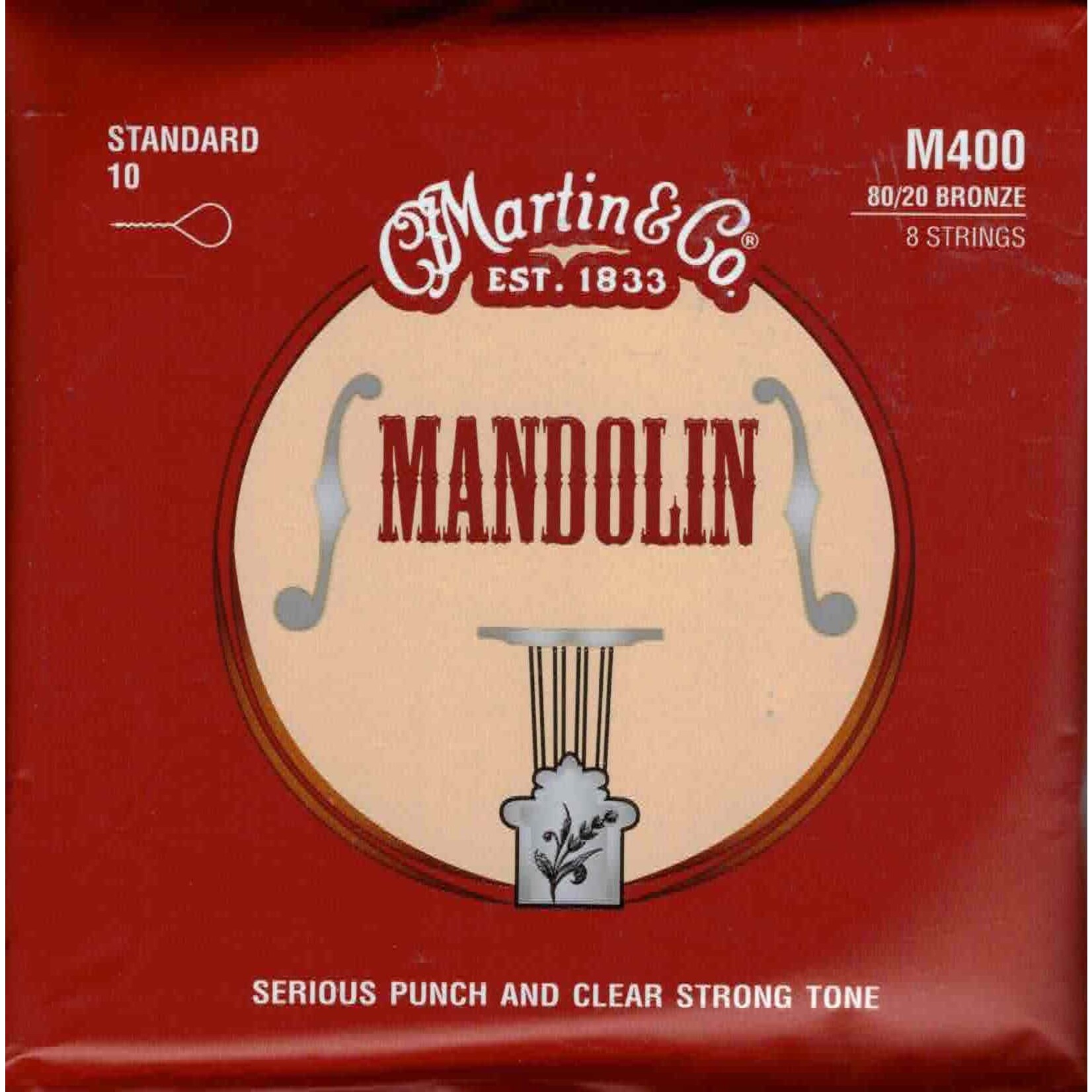 Martin M400 Loop End Mandolin Strings - Standard 10