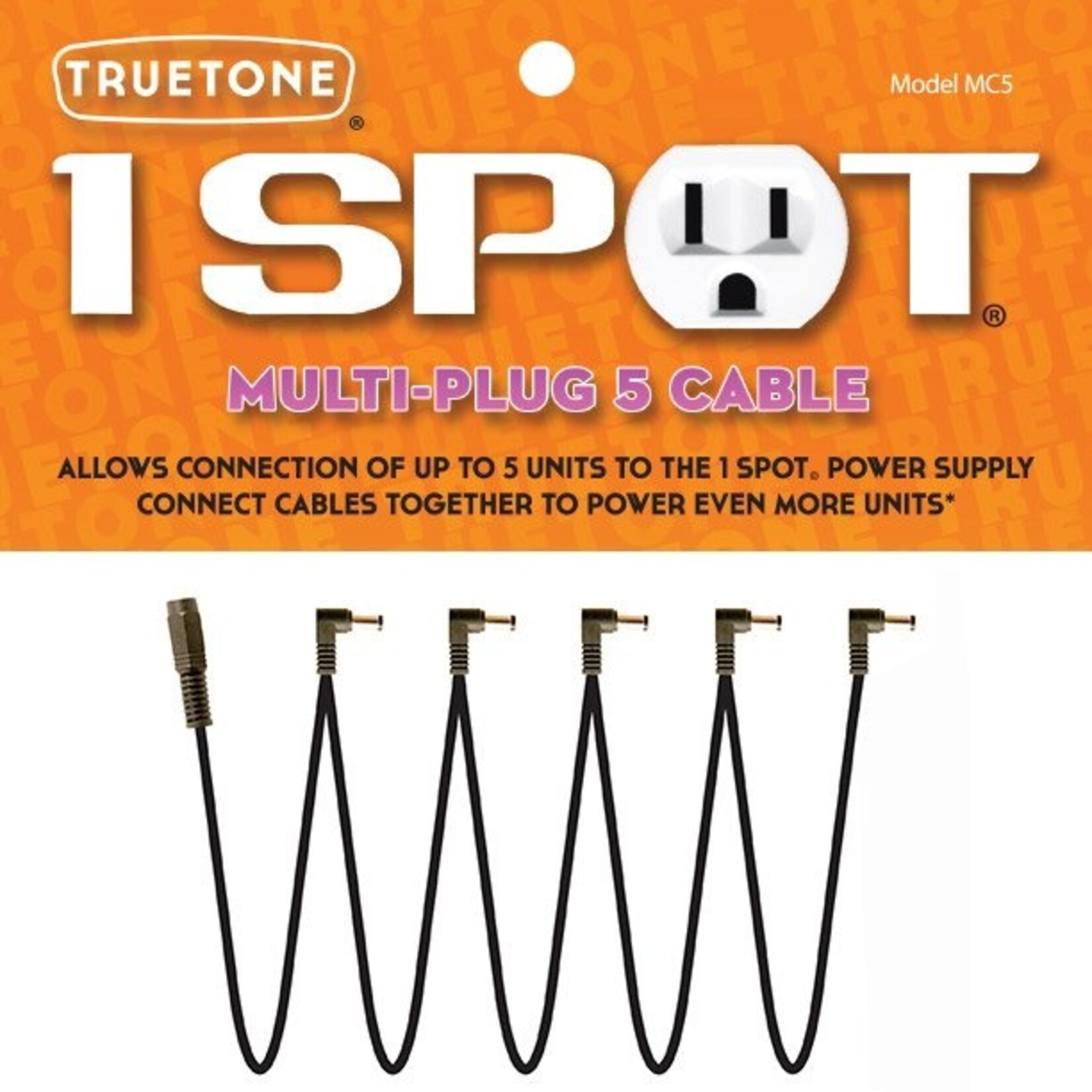 Truetone 1 Spot MC5 Multi-Plug 5 Cable Set