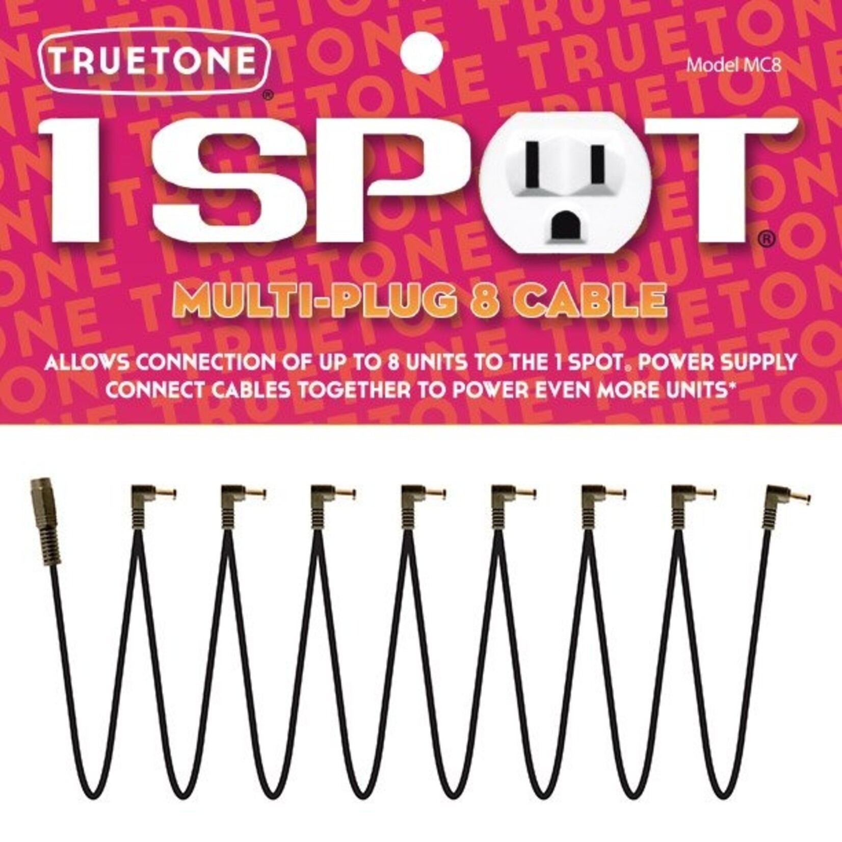 Truetone 1 Spot MC8 Multi-Plug 8 Cable Set