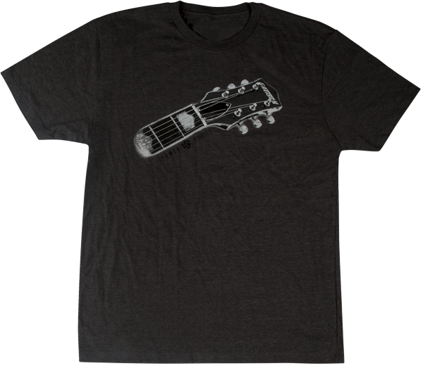 Gretsch Headstock T-Shirt, Gray - XXL