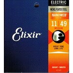 Elixir Elixir 12102 Nanoweb Medium Electric Guitar Strings 11-49