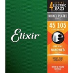 Elixir Elixir Nanoweb 14077 Light/Medium Long Scale Electric Bass Strings - 4 String 45-105