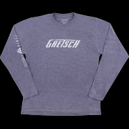 Gretsch Power and Fidelity Long Sleeve T-Shirt, Grey - M