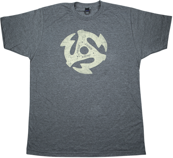 GretschÂ® 45 RPM T-Shirt, Heather Charcoal, L
