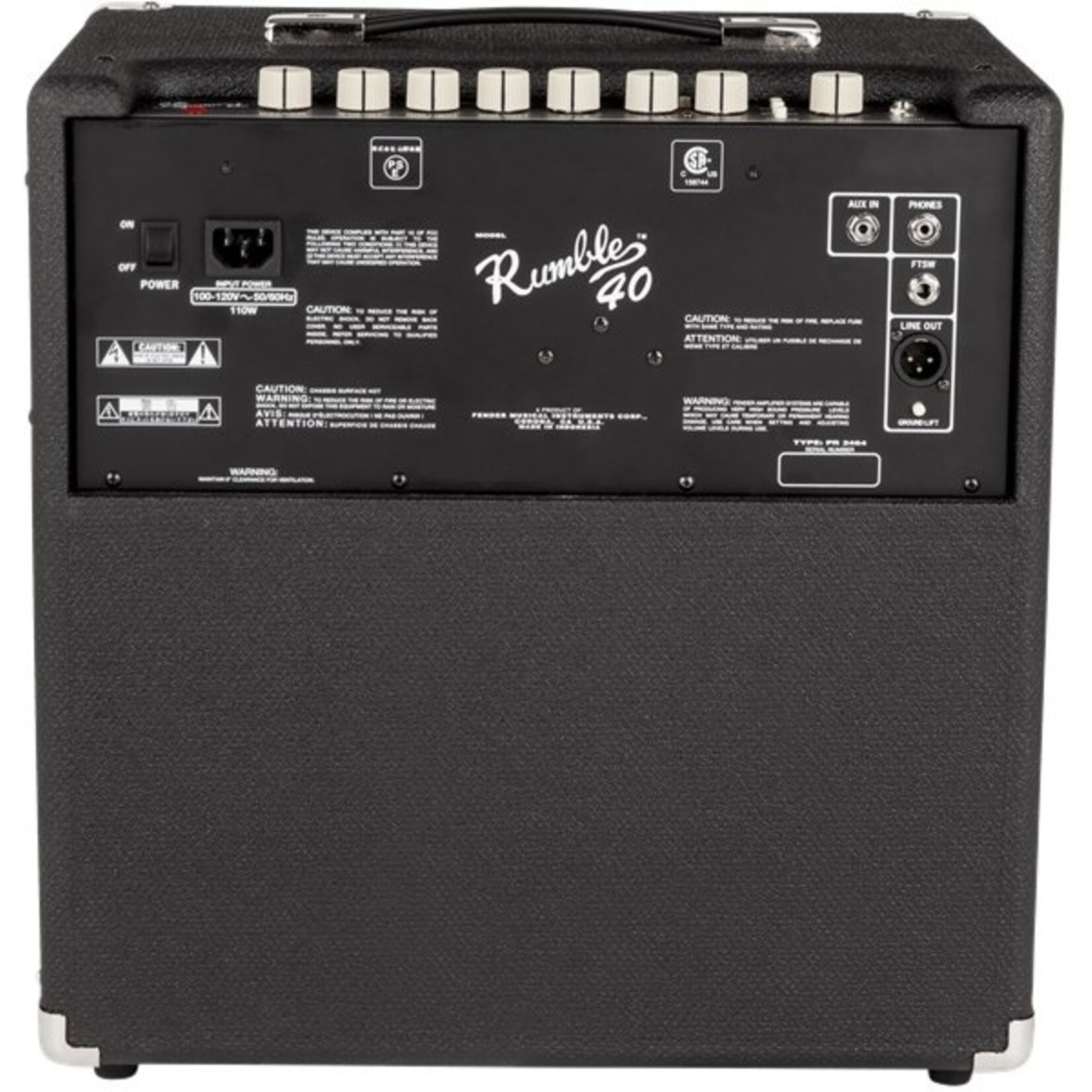 Fender Rumble 40 1x10" 40 Watt Bass Amp