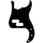 FENDER Fender Precision Bass Pickguard 13-Hole Mount (with Truss Rod Notch) Black 3-Ply