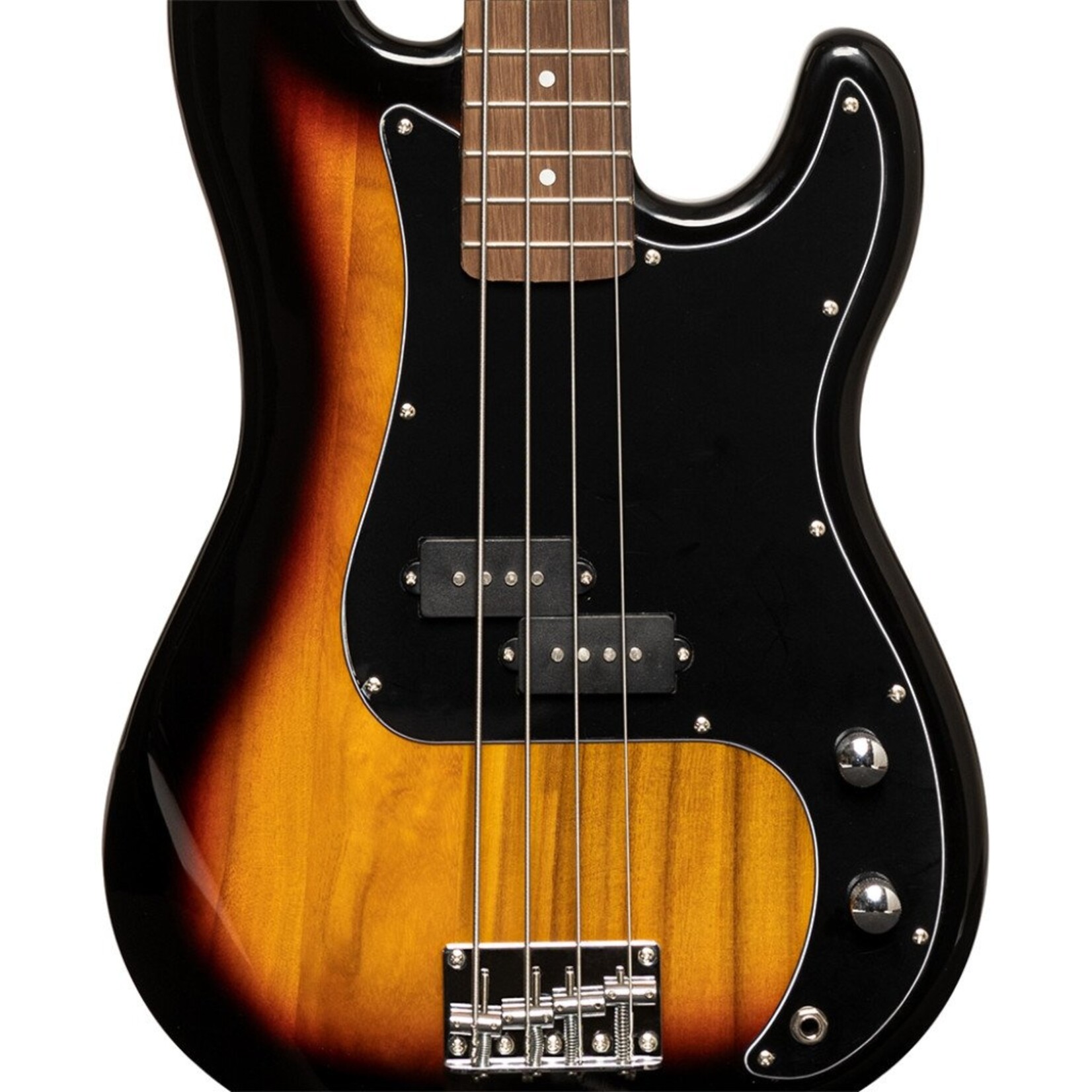 Stagg SBP-30 Standard "P" 4-String Electric Bass Guitar - Sunburst