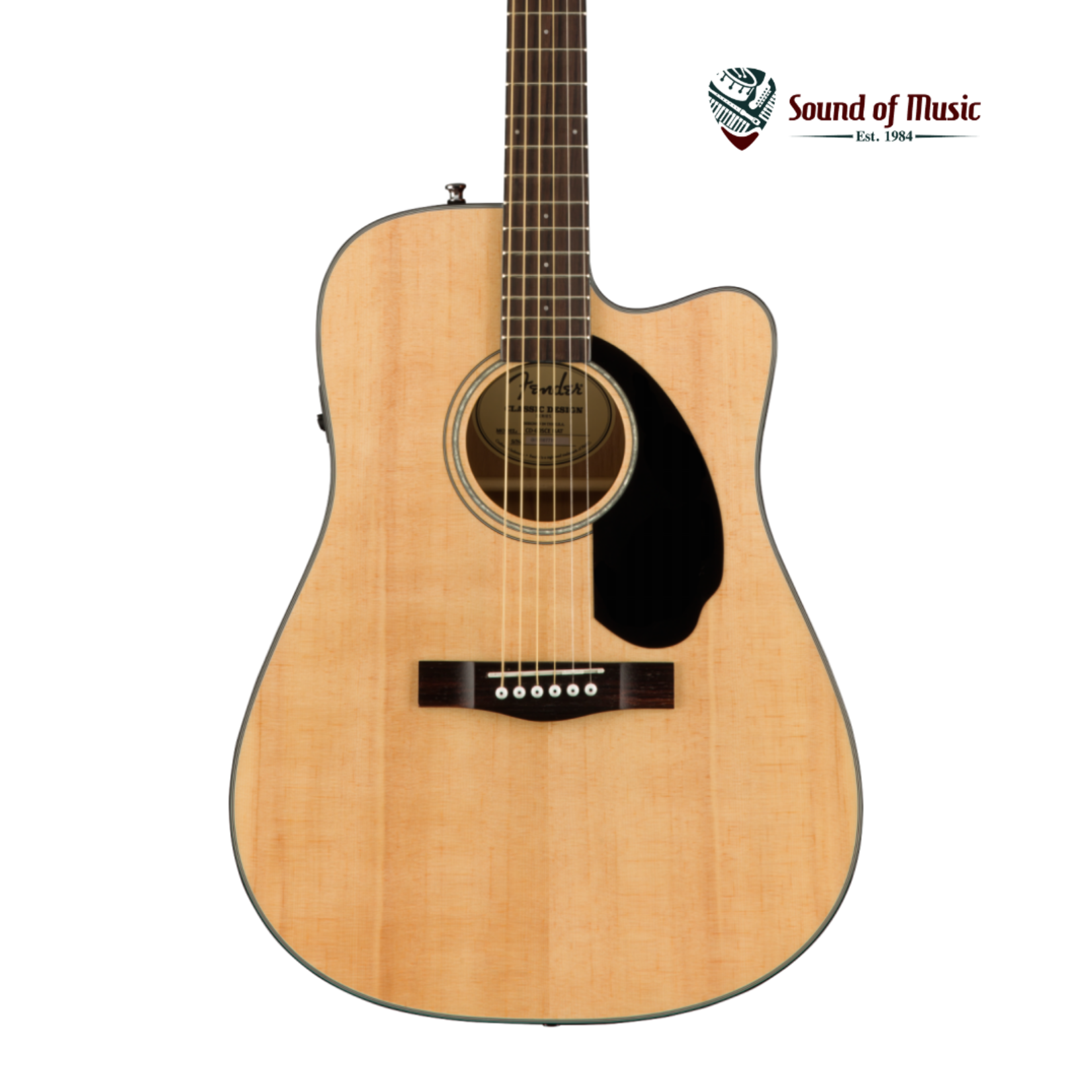 Fender CD-60SCE Dreadnought Acoustic-Electric Guitar - Natural