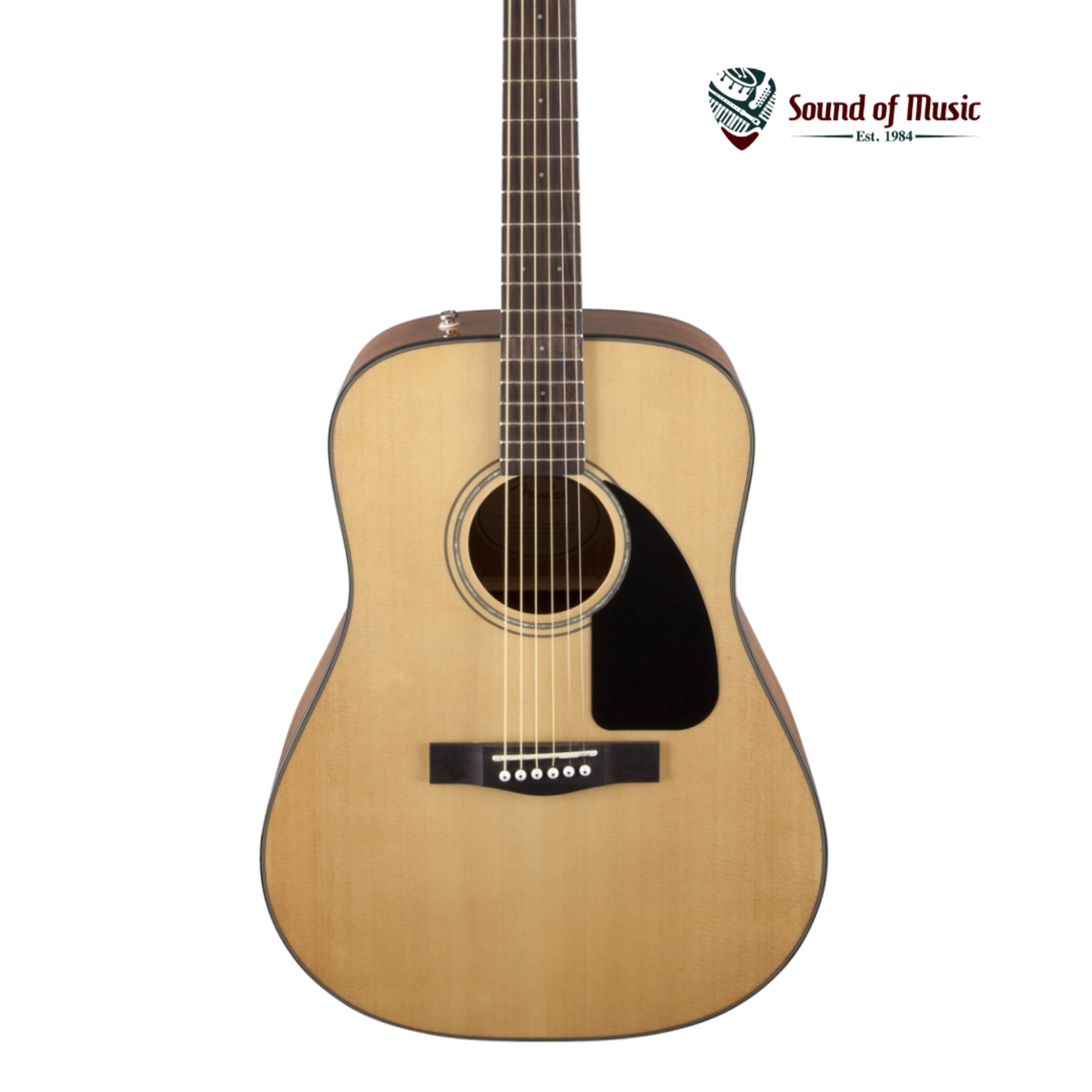 Fender CD-60 Dreadnought Acoustic Guitar - Natural w/ Case