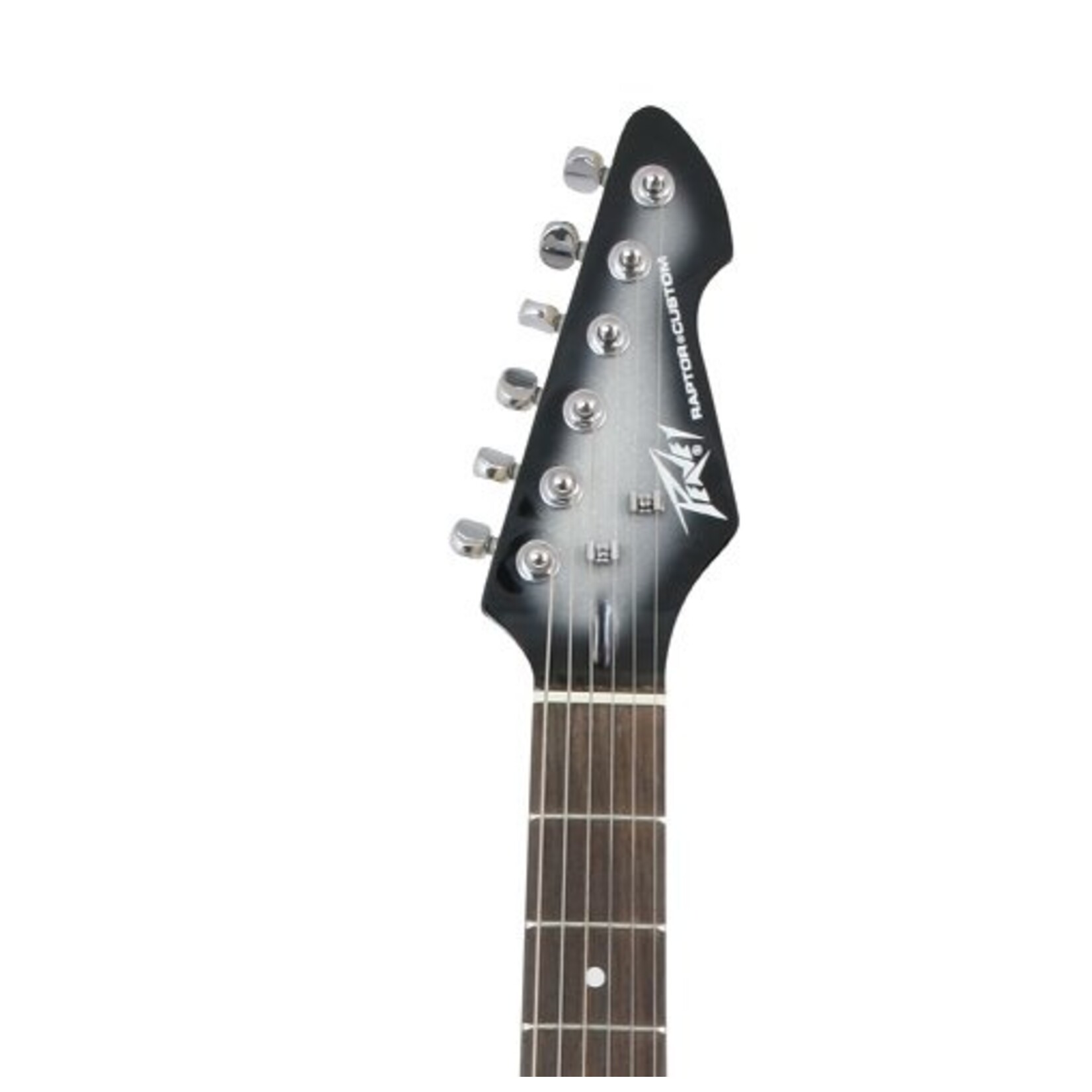 Peavey Raptor Custom 6 String Electric Guitar SSS - Silverburst