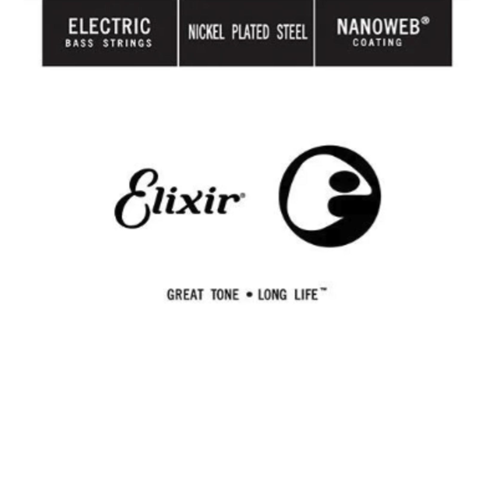 Elixir Single Electric Bass String (45)