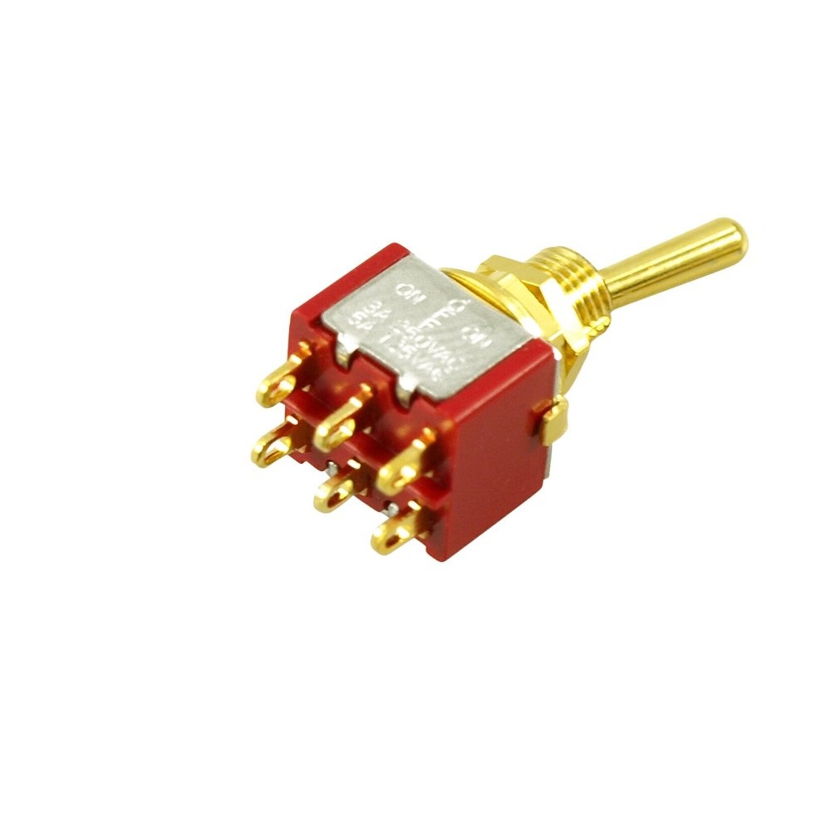 WD Music WDMT3OFFG-1 Mini Toggle Switch 2 or 3 Position -  Gold