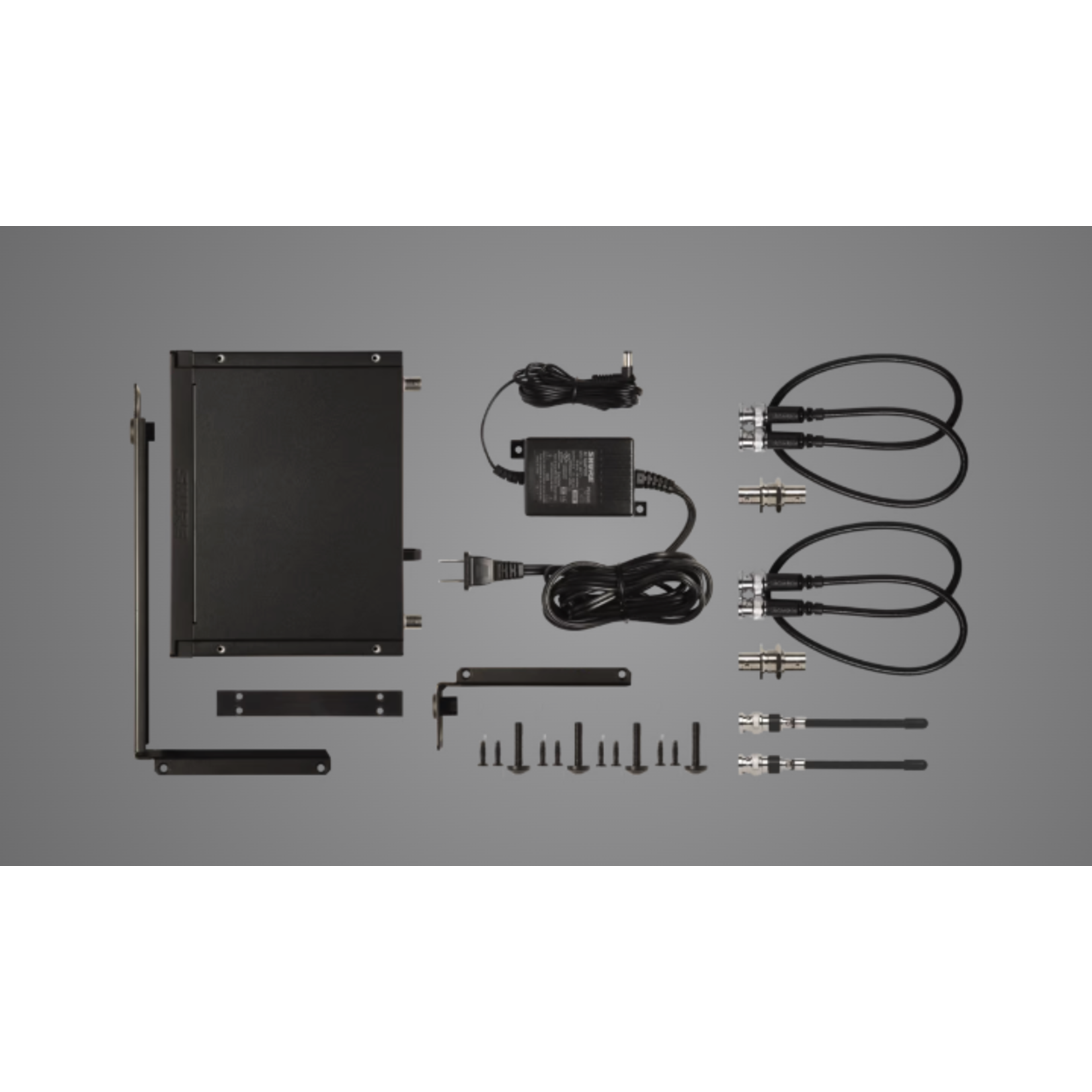 Shure BLX24R/SM58-H9 BLX Series Single-Channel Rackmount Wireless Mic System with SM58 Handheld, H9 Band (512-542MHz)