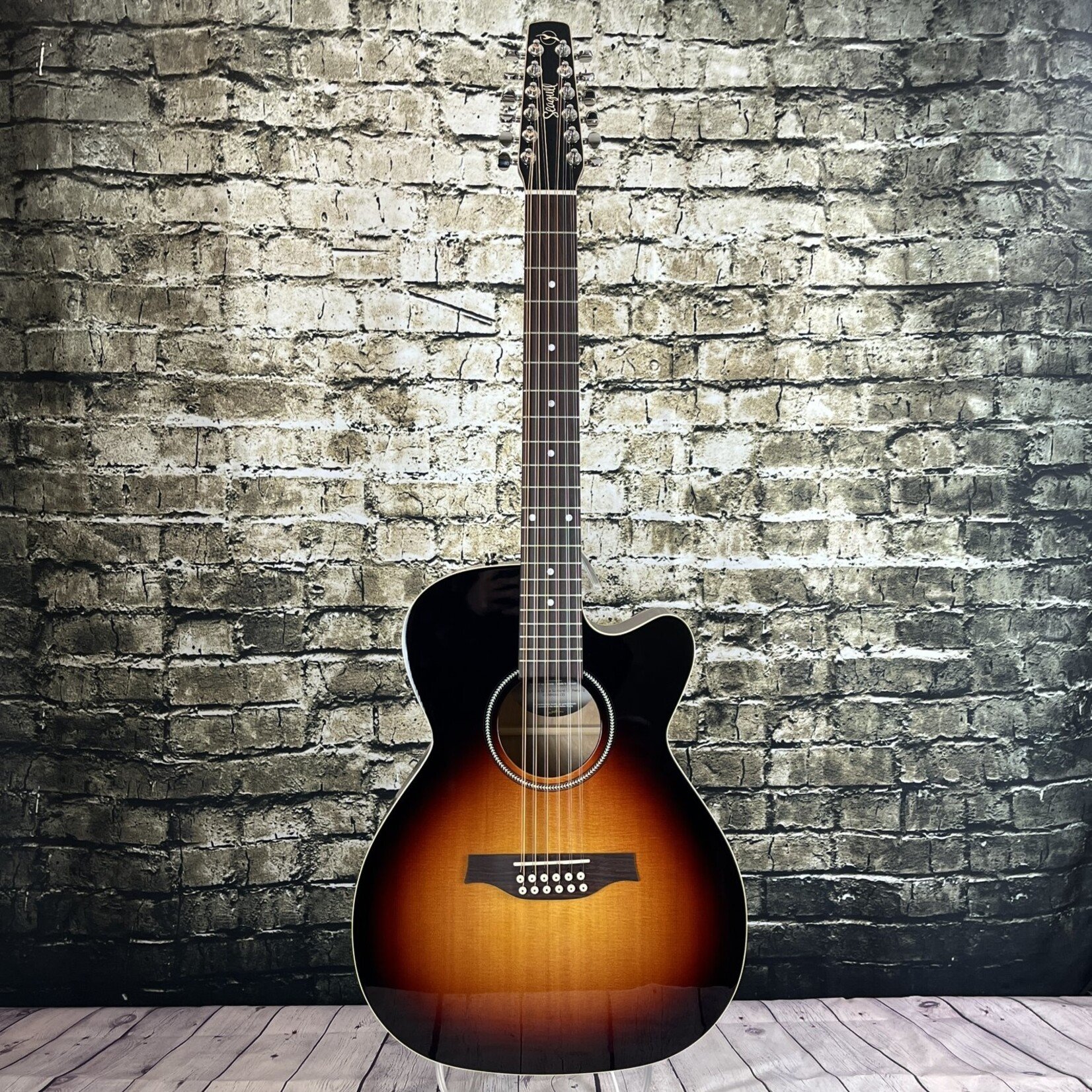 Seagull S12 CH CW Spruce Sunburst GT Presys II 12-String Acoustic-Electric Guitar