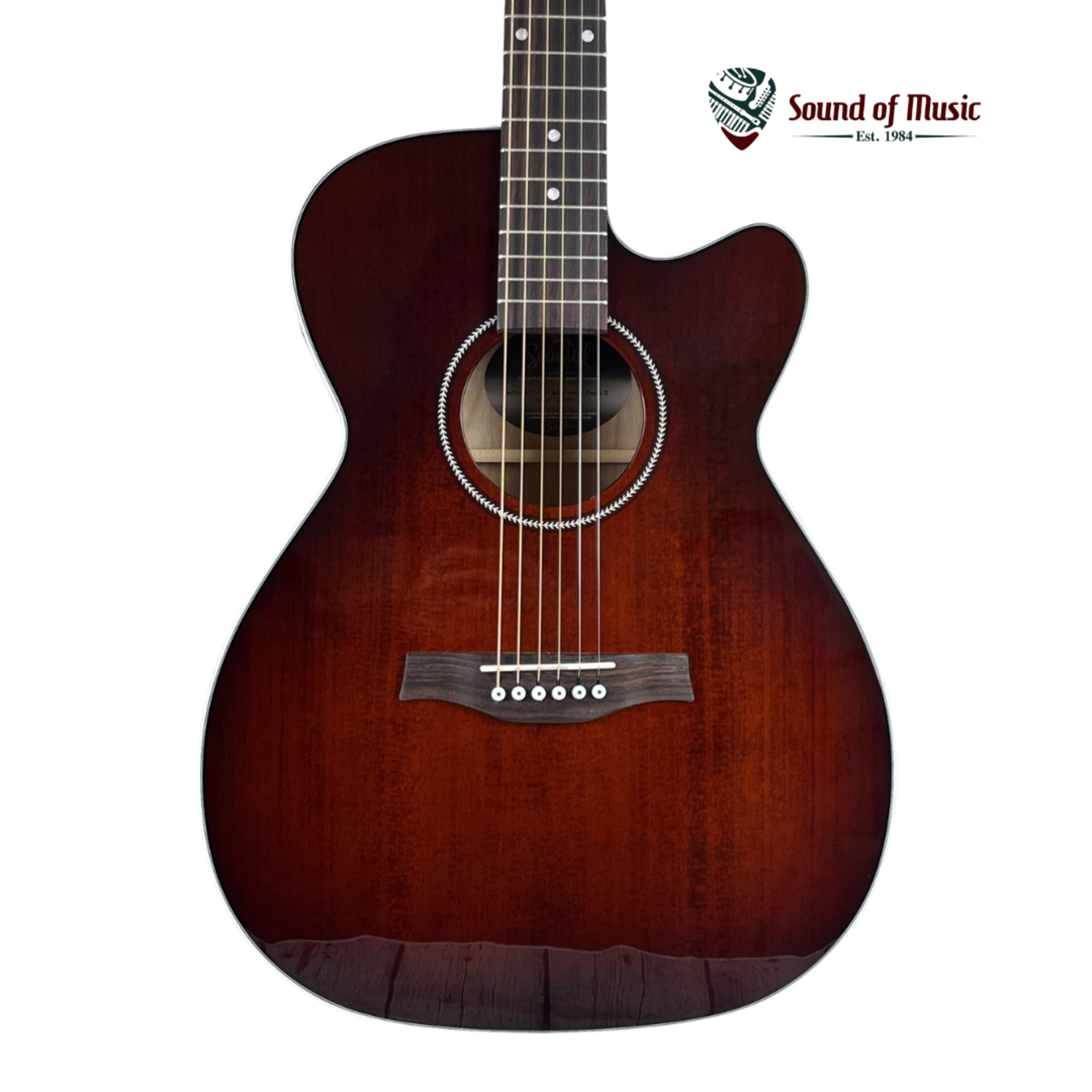 Seagull Performer CW CH Presys II Acoustic-Electric Guitar - Burnt Umber W/Bag