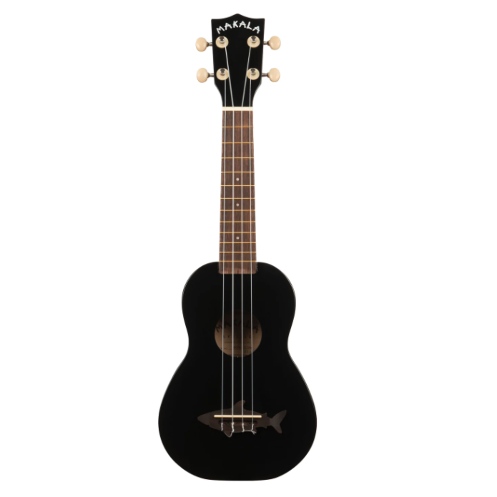 Kala MKSSBLK2006 Shark Soprano Ukulele - Blacktip