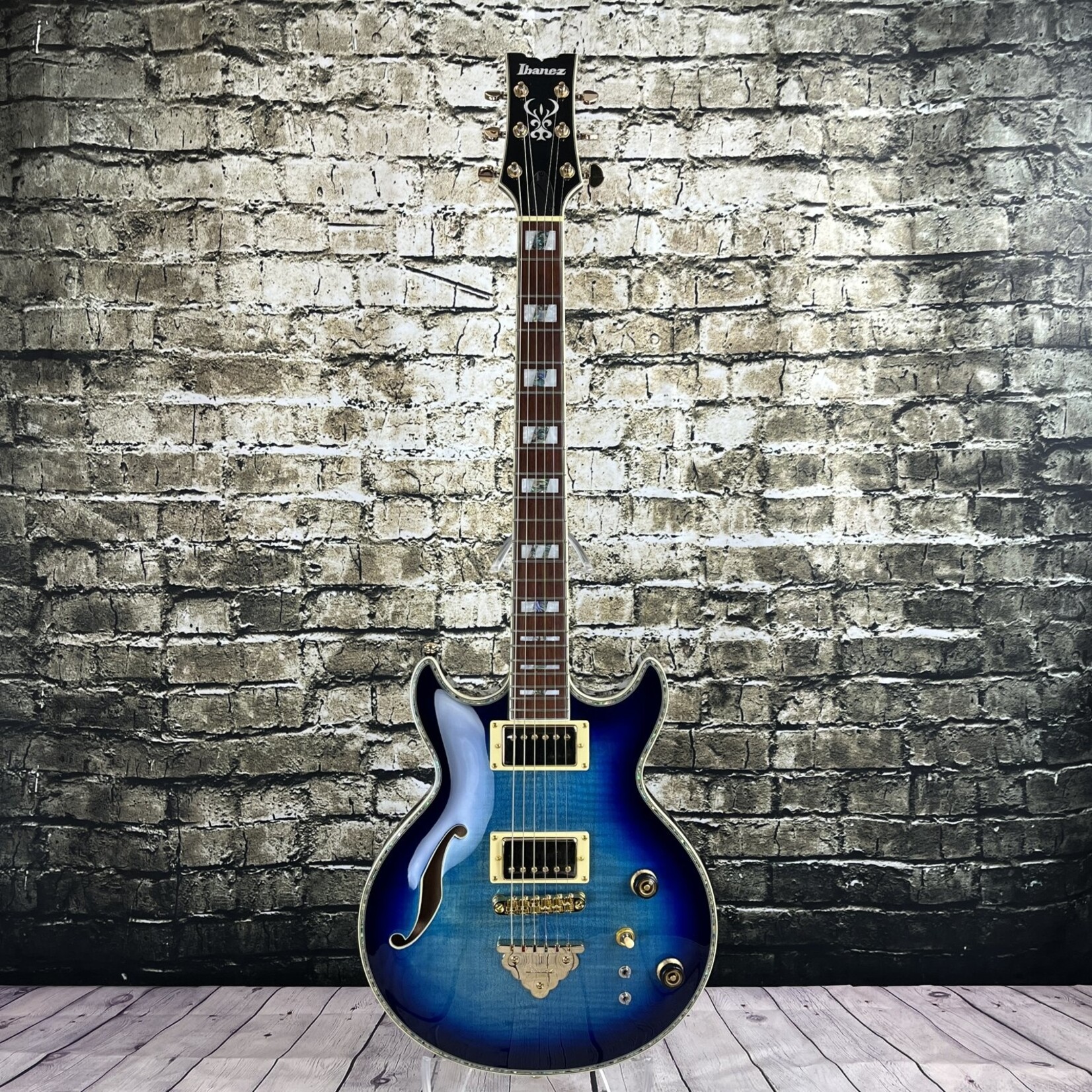 Ibanez AR520HFMLBB Artist Hollowbody Guitar - Light Blue Burst