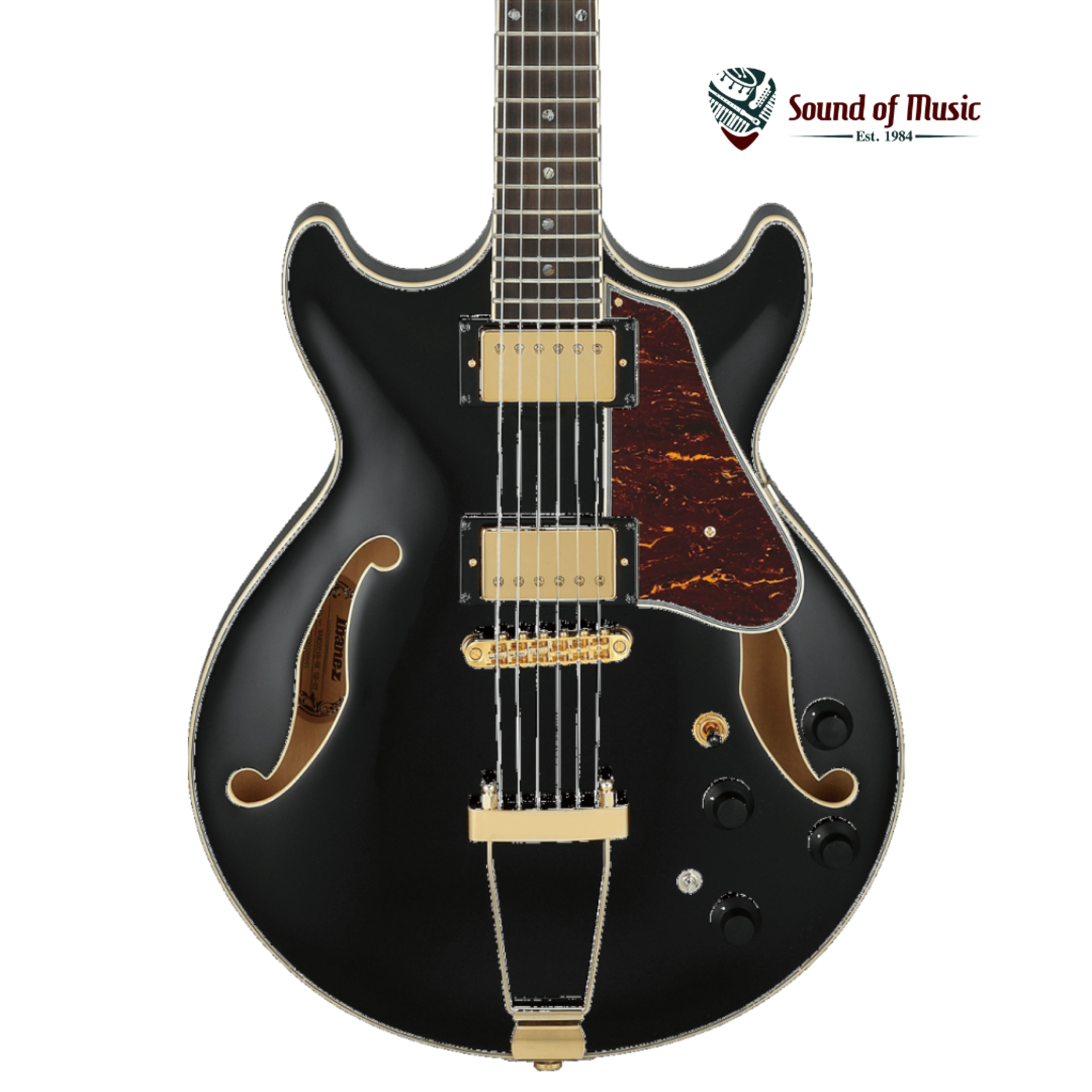Ibanez AMH90 Artcore Expressionist Hollowbody Electric Guitar - Black