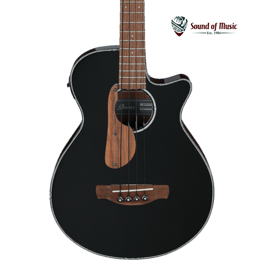 Ibanez AEGB24E Acoustic-Electric Bass - Black High Gloss