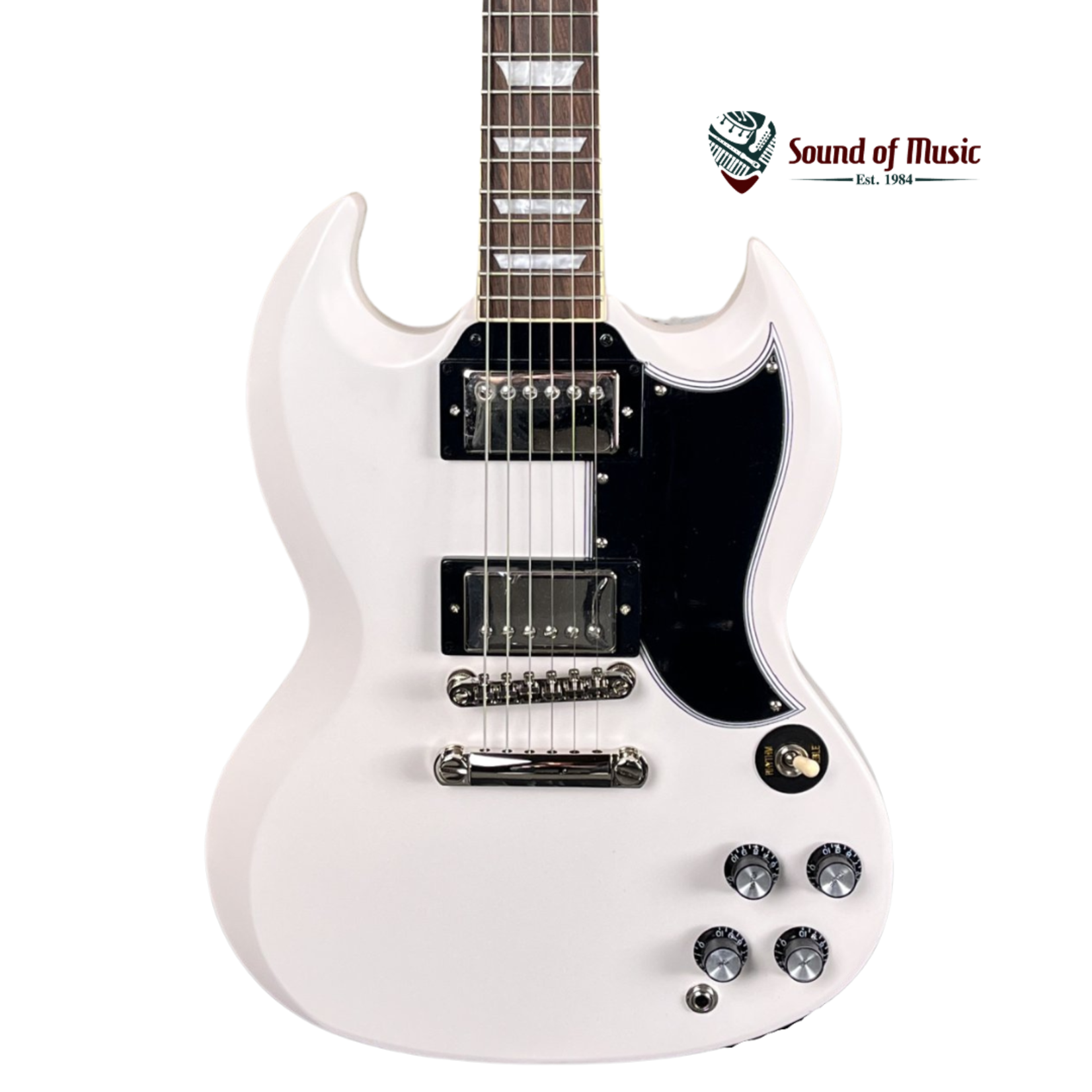 Epiphone 1961 Les Paul SG Standard W/ Hard Case - Aged Classic White