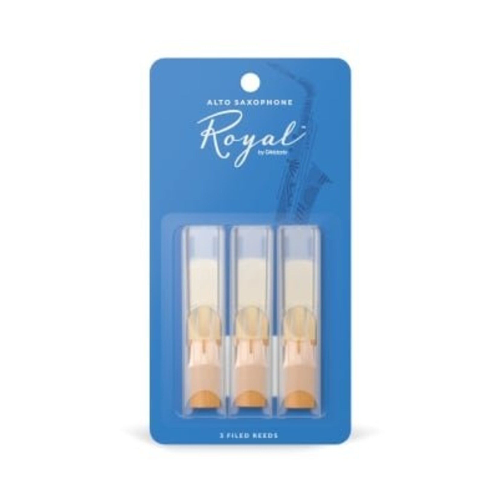 Royal RJB0320 Alto Saxophone Reeds - 3 Pack - Strength 2.0