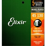 Elixir Elixir 14202 5-Strings Nanoweb Long Scale-Light Gauge