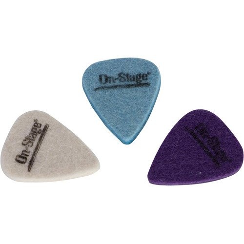 On-Stage Felt Ukulele Picks - Pack of 3
