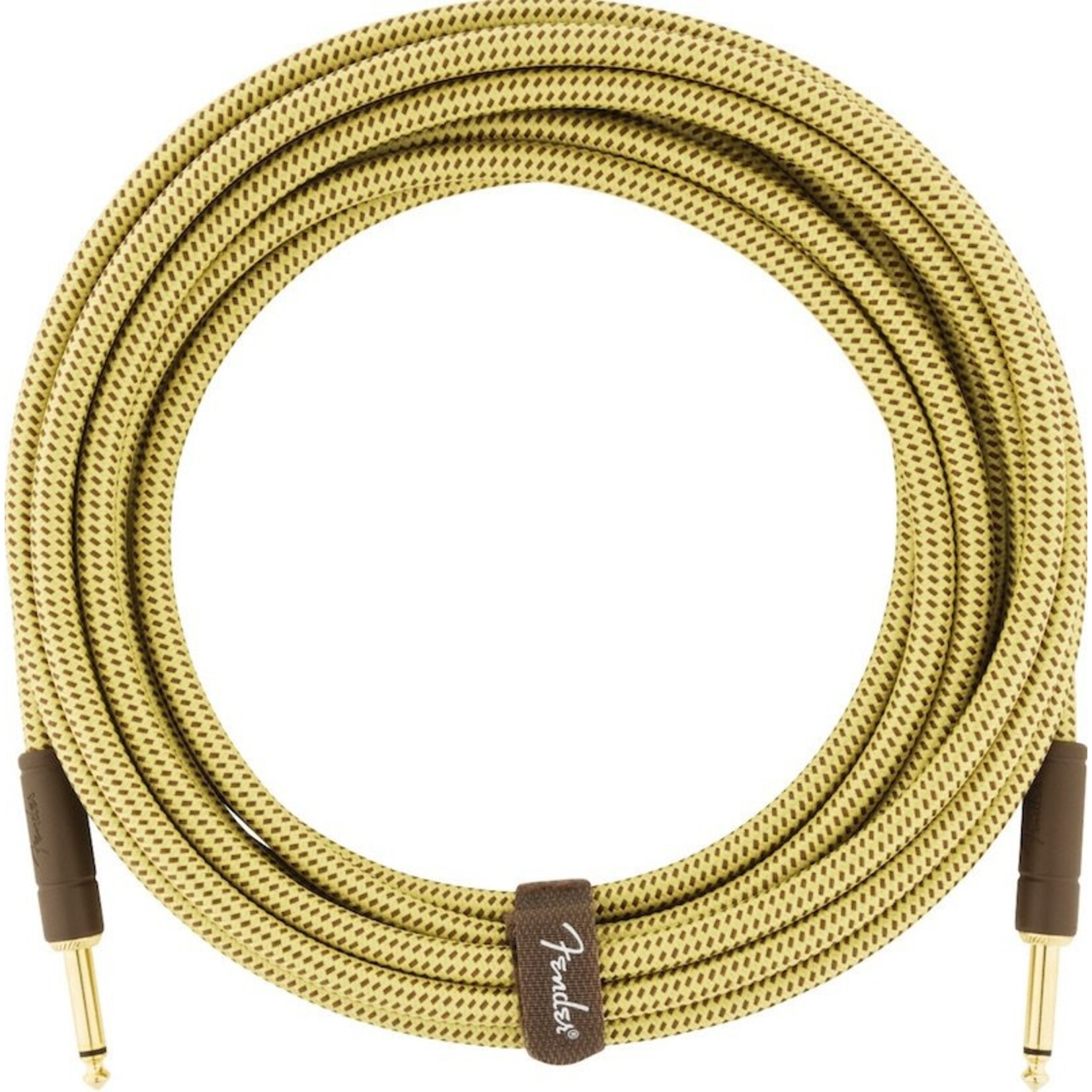 Fender Deluxe Series 10' Instrument Cable - Tweed