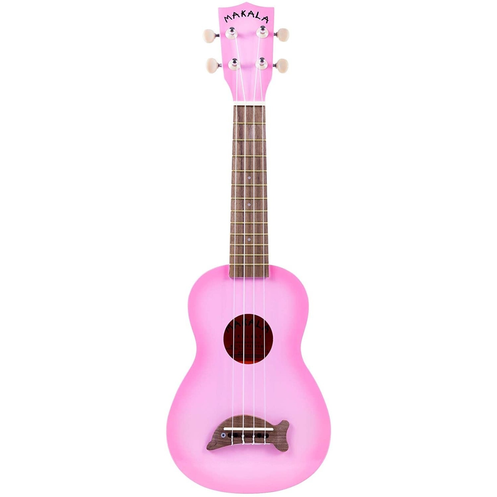 Kala Soprano Dolphin Ukulele - Pink Burst